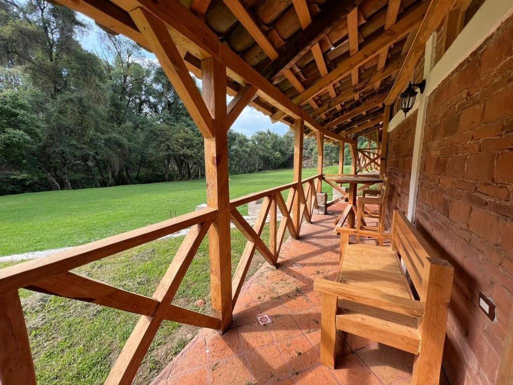 Hotel Rancho Campestre Virgen Del Rio Zacatlán Esterno foto